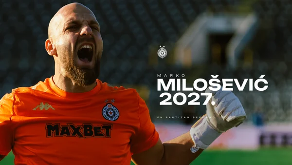 Marko Milošević extends contract with Partizan