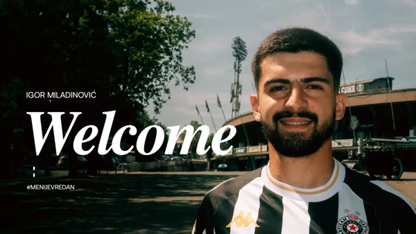 Igor Miladinović is Partizan's new "number ten"